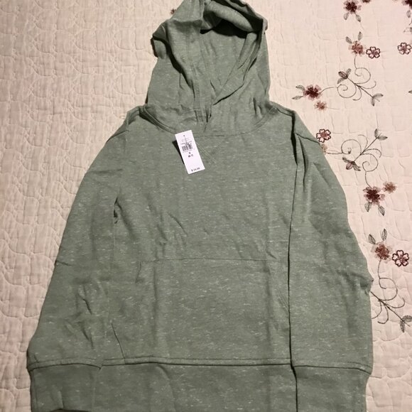 New Gap Kids' Unisex Sage Green Textured Hoodie--Size S (6/7) - Picture 1 of 1